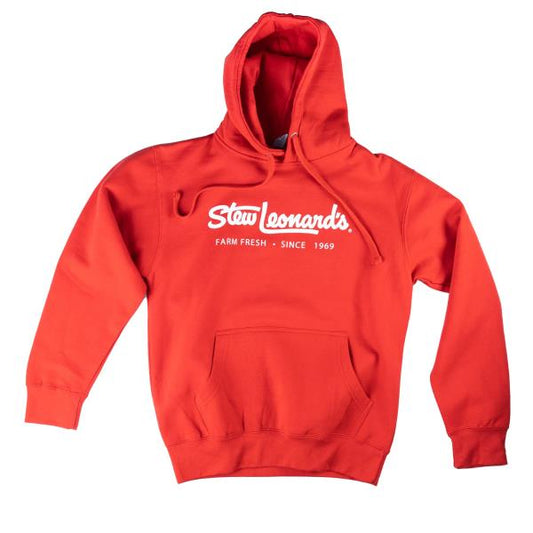 Red Stew Leonard's Hooded Sweatshirt