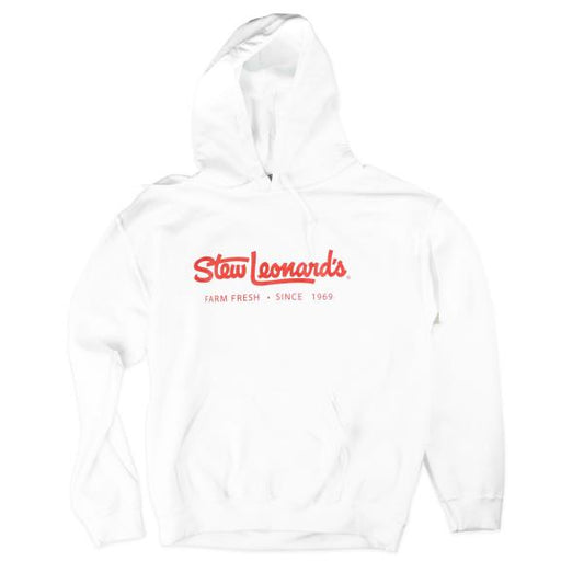White Stew Leonard's Hooded Sweatshirt