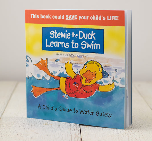 Stewie the Duck Learns to Swim Children's Book